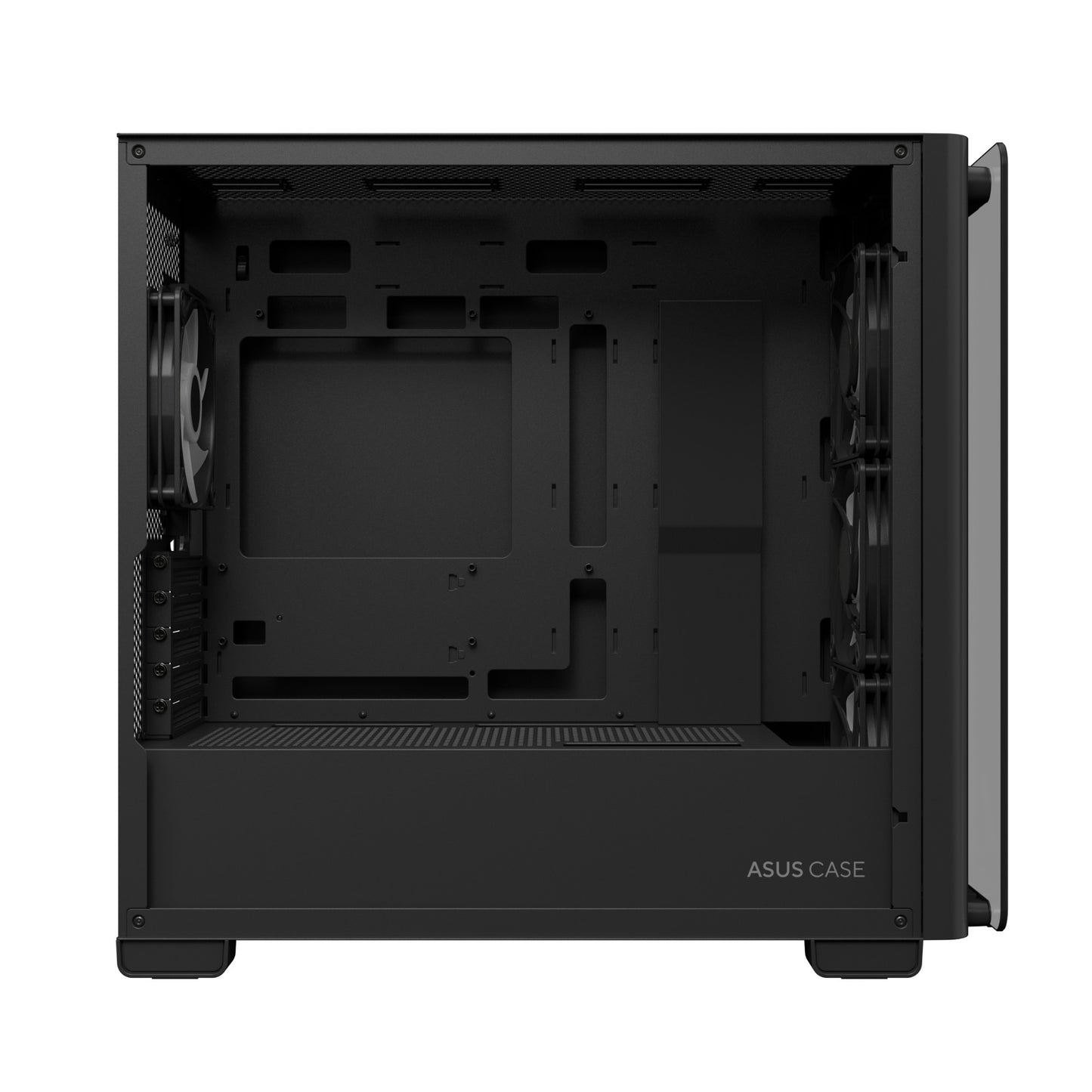 ASUS A23 PLUS TG ARGB BLACK Micro Tower PC Case