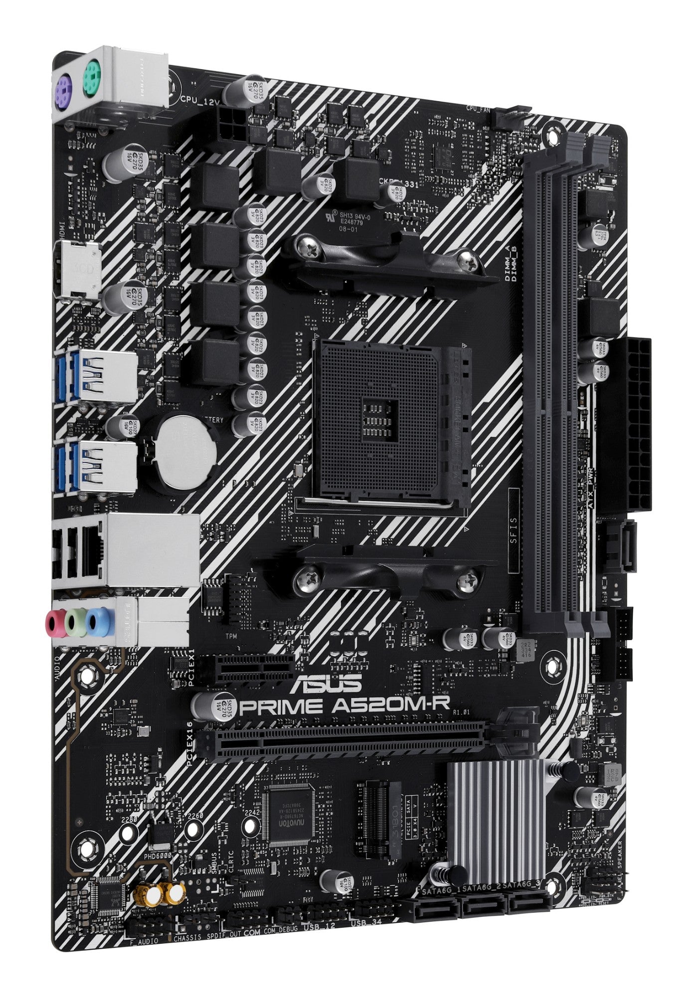 ASUS PRIME A520M-R AMD A520 Socket AM4 micro ATX Motherboard