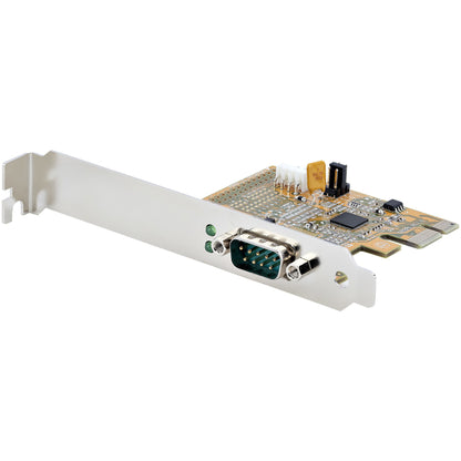 StarTech.com 1-Port PCI Express Serial Card, PCIe to RS232 (DB9) Serial Interface Hub