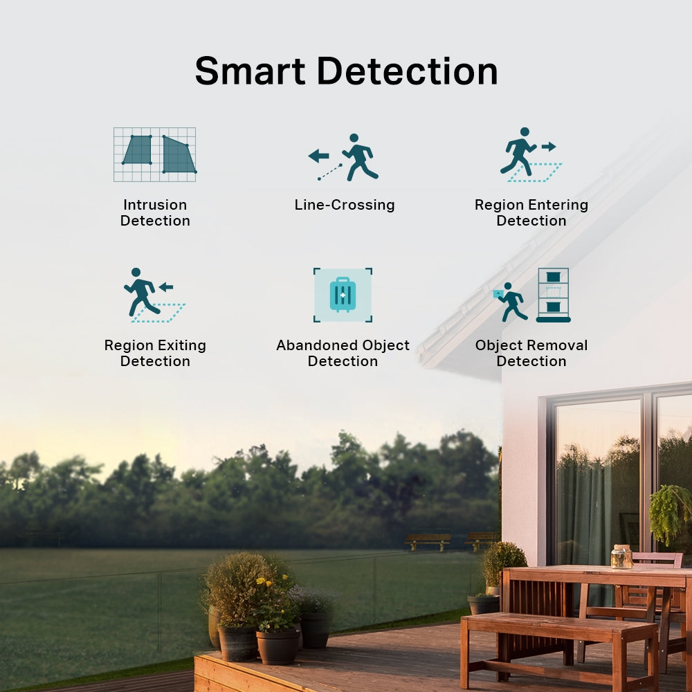 TP-LINK VIGI 4MP Outdoor Full-Color Dual-Lens Varifocal Pan Tilt Network Camera