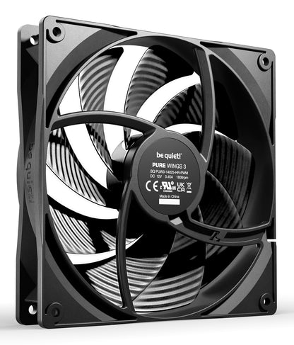 be quiet! Pure Wings 3 140mm | PWM high-speed Triple Pack Computer case Fan 14 cm Cooling