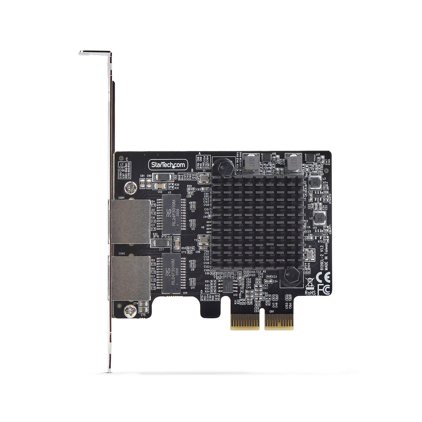 StarTech.com 2-Port 5G Gigabit PCIe Network Adapter Card, 5G/2.5G/1G/100M/10M PCI