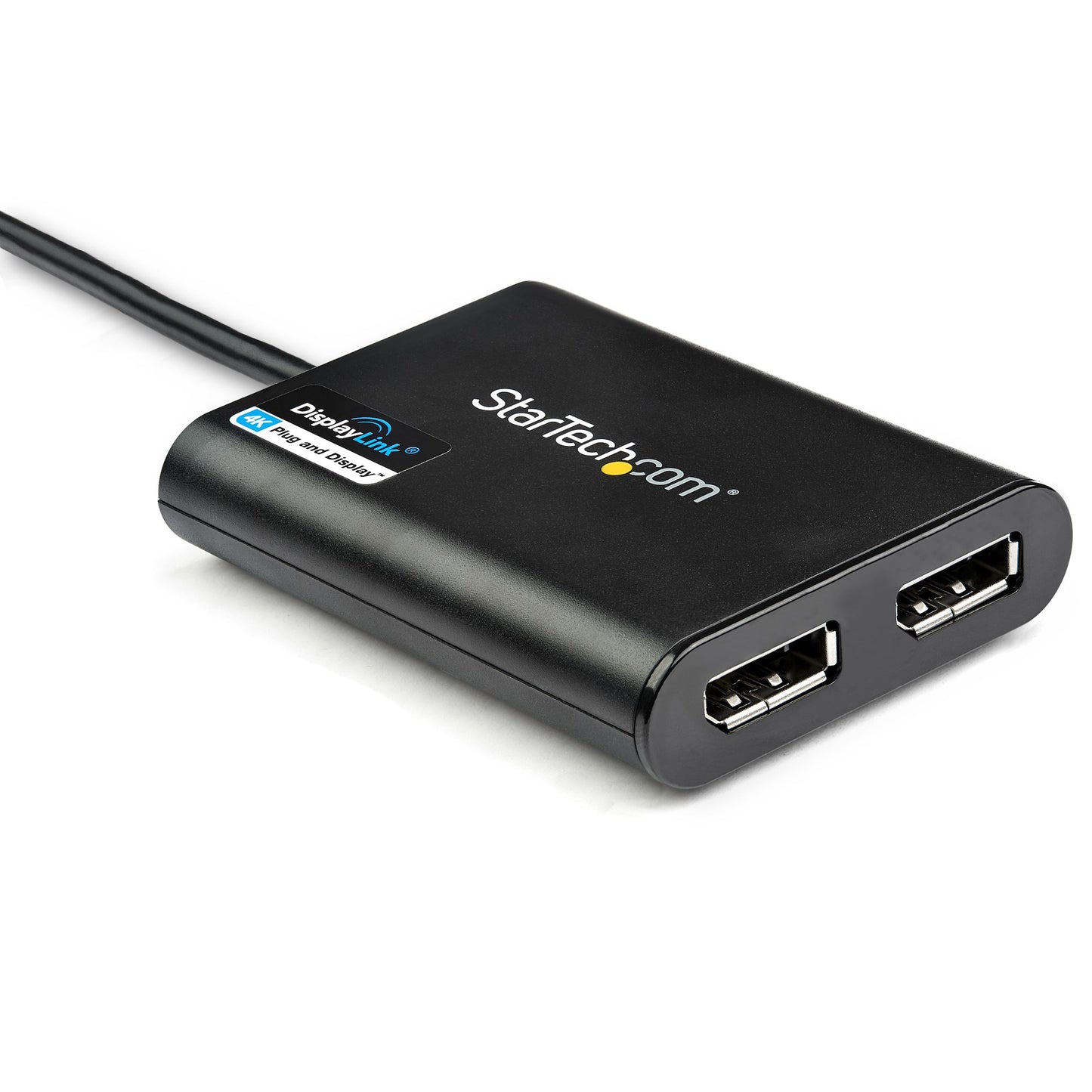 StarTech.com USB 3.0 to Dual DisplayPort Adapter, 4K 60Hz, DisplayLink Certified Hub
