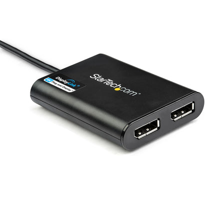StarTech.com USB 3.0 to Dual DisplayPort Adapter, 4K 60Hz, DisplayLink Certified Hub