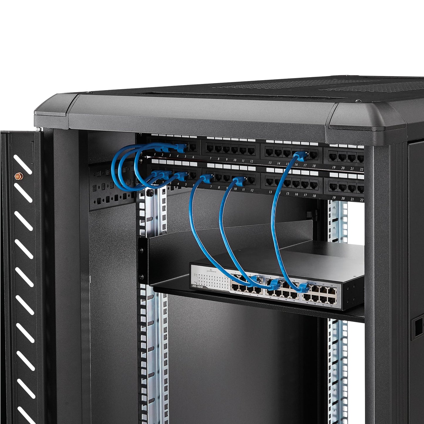 StarTech.com 2U Server Rack Shelf - Universal Rack Mount Cantilever Shelf for 19" (SHELF22)