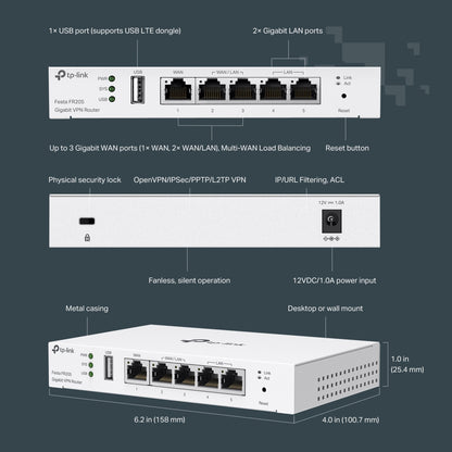 TP-LINK Festa FR205 wired router Networking
