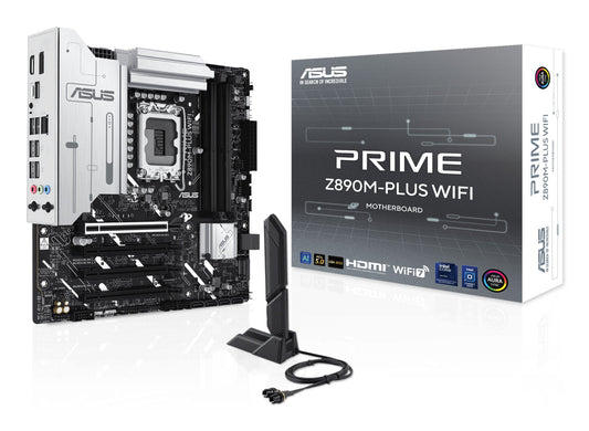 ASUS PRIME Z890M-PLUS WIFI Intel Z890 LGA 1851 (Socket V1) micro ATX Motherboard