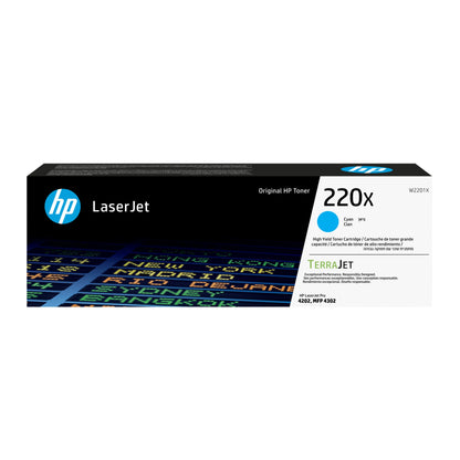 HP W2201X/220X Cyan Toner Cartridge (5.5K pages)