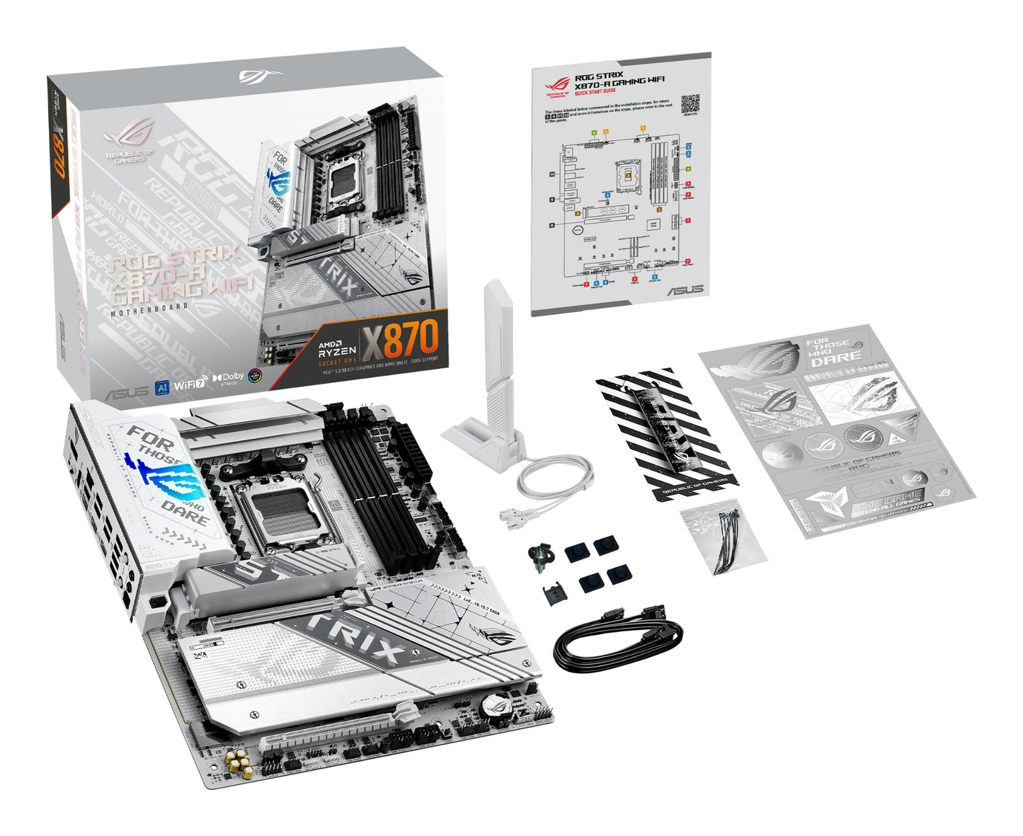ASUS ROG STRIX X870-A GAMING WIFI AMD X870 Socket AM5 ATX Motherboard