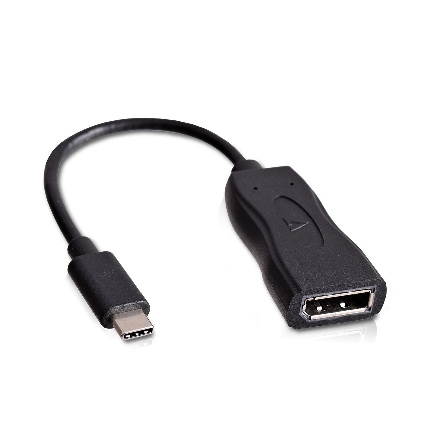 V7 USB-C male to Displayport female Adapter Black Hub