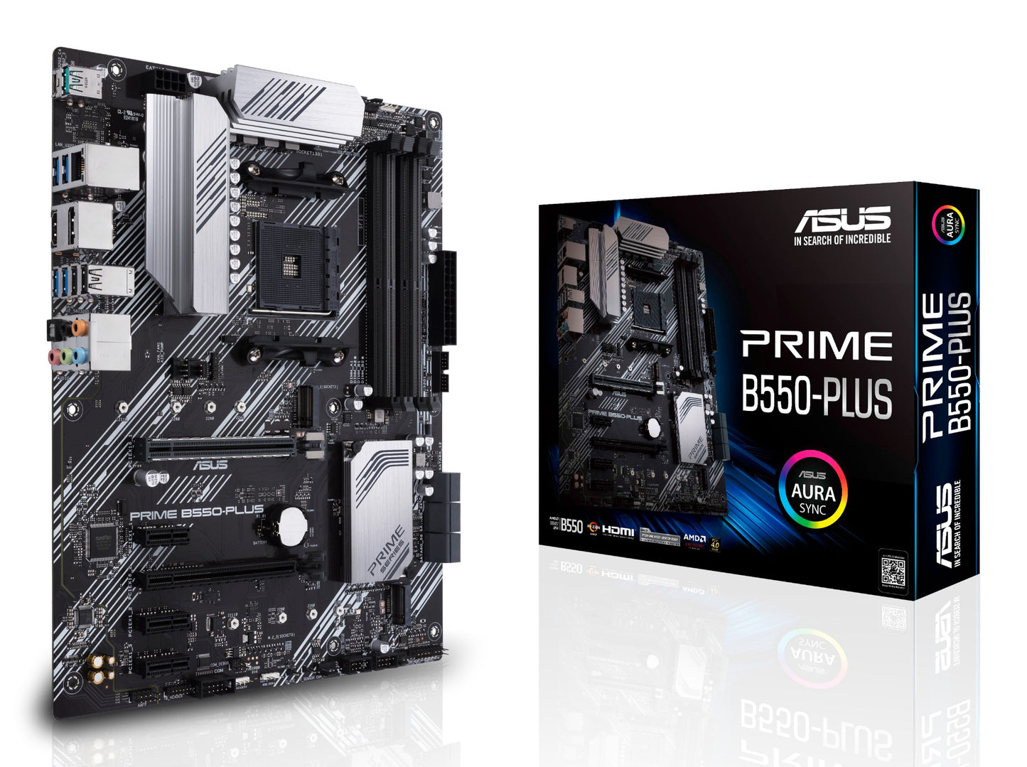 ASUS PRIME B550-PLUS AMD B550 Socket AM4 ATX Motherboard