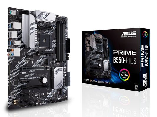 ASUS PRIME B550-PLUS AMD B550 Socket AM4 ATX Motherboard