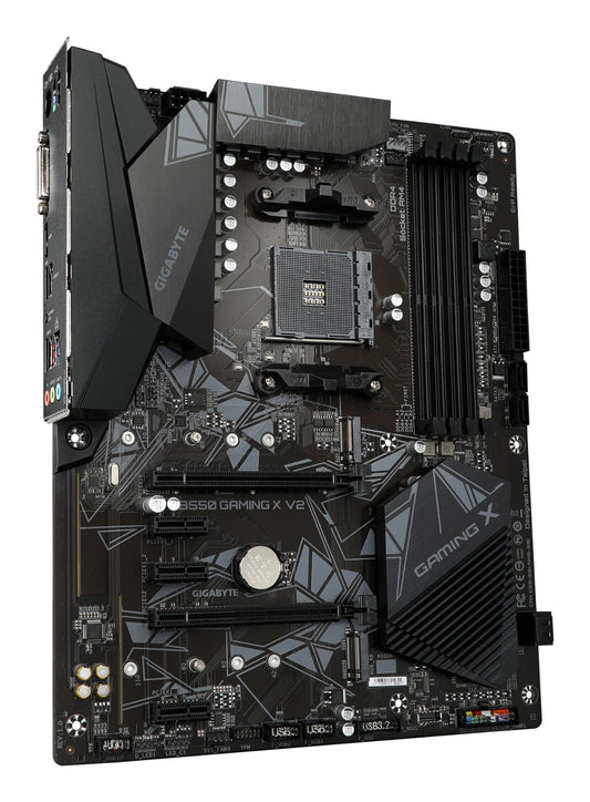 Gigabyte B550 Gaming X V2 Motherboard - AMD Ryzen 5000 CPUs, 10+3 Phases VRM, up to