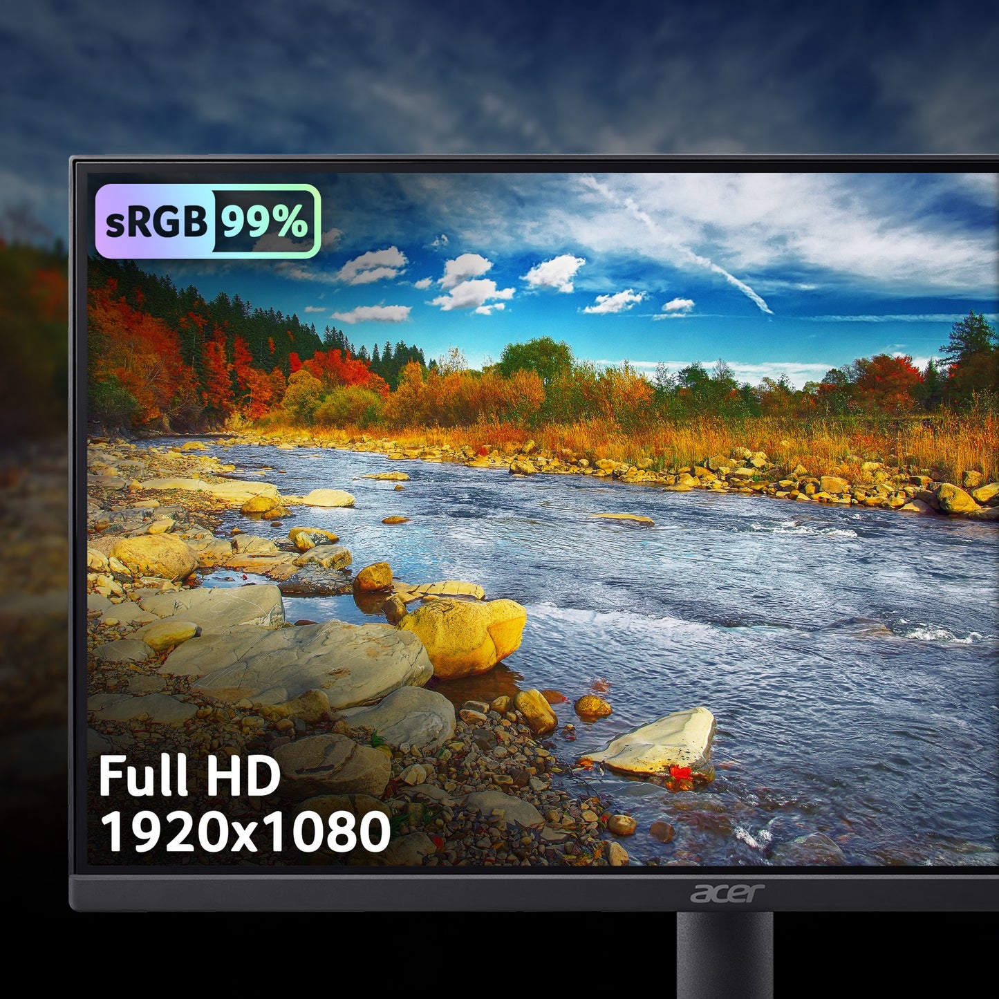 Acer EK1 EK221QH 21.5" Full HD VA 100Hz Monitor