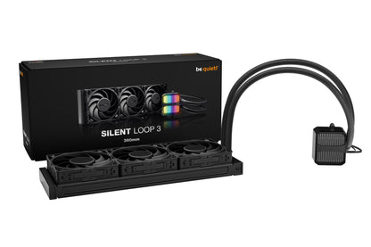 be quiet! Silent Loop 3 360 mm Processor All-in-one liquid cooler 12 cm Black 1 pc(s) Cooling