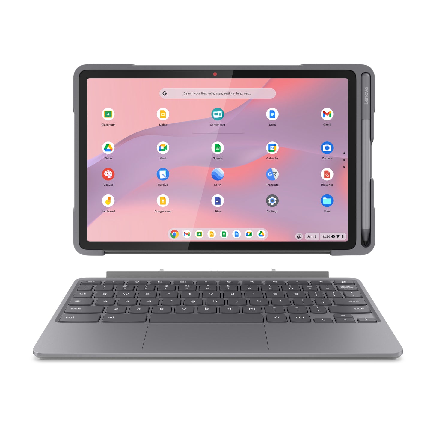 Lenovo Chromebook Duet EDU G2 Mediatek 64 GB 27.8 cm (10.9") 8 GB Wi-Fi 6 (802.11ax) Mobile Computer