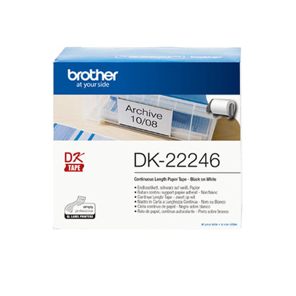 Brother DK-22246 DirectLabel Etikettes white 103mm x 30,48m for Brother QL 12-103.6mm Labels