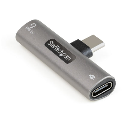 StarTech.com USB C Audio & Charge Adapter - USB-C Audio Adapter w/ USB-C Audio Hub