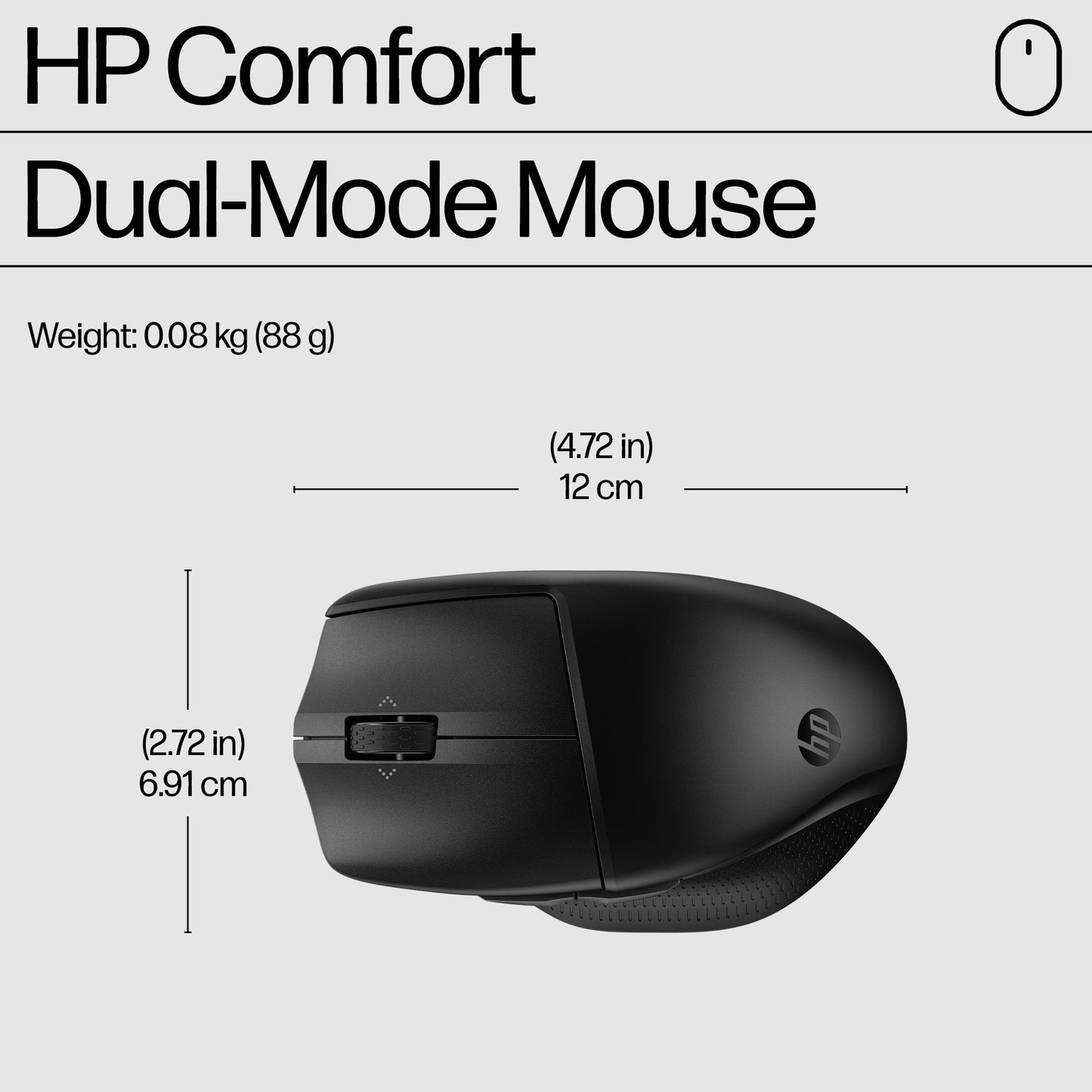 HP 685 Comfort Dual-Mode Wireless Keyboard & Mouse Combo