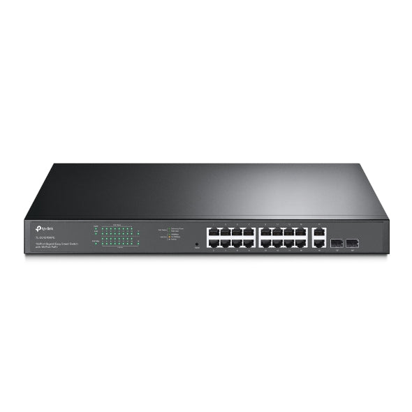 TP-LINK 18-Port Gigabit Easy Smart PoE Switch with 16-Port PoE+