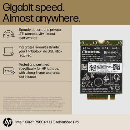 HP XMM 7560 R+ LTE-Advanced Pro WWAN Hub