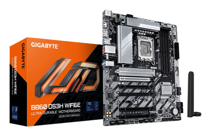 Gigabyte B860 DS3H WIFI6E Motherboard - Intel Core Ultra Series CPUs, 8+1+2+2 Phases