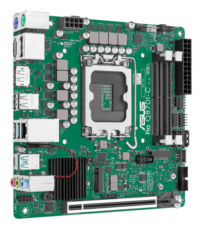 ASUS PRO Q870I-C-CSM Intel Q870 LGA 1851 (Socket V1) mini ITX Motherboard