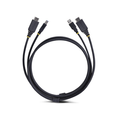 StarTech.com 10ft (3m) HDMI and USB 5Gbps KVM Cable, 4K 60Hz, HDMI 2.0 and USB Combo