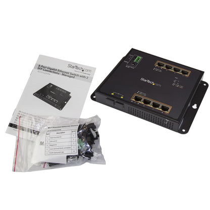 StarTech.com Industrial Switch PoE (1GP2SFW)