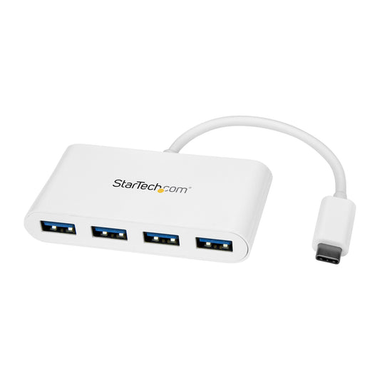 StarTech.com 4 Port USB C Hub with 4x USB-A Ports (USB 3.0 SuperSpeed 5Gbps) - USB