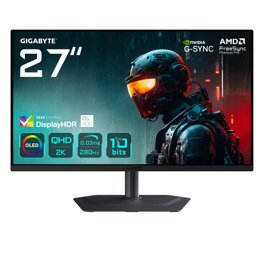 Gigabyte MO27Q2A 27" QHD OLED 280Hz Monitor