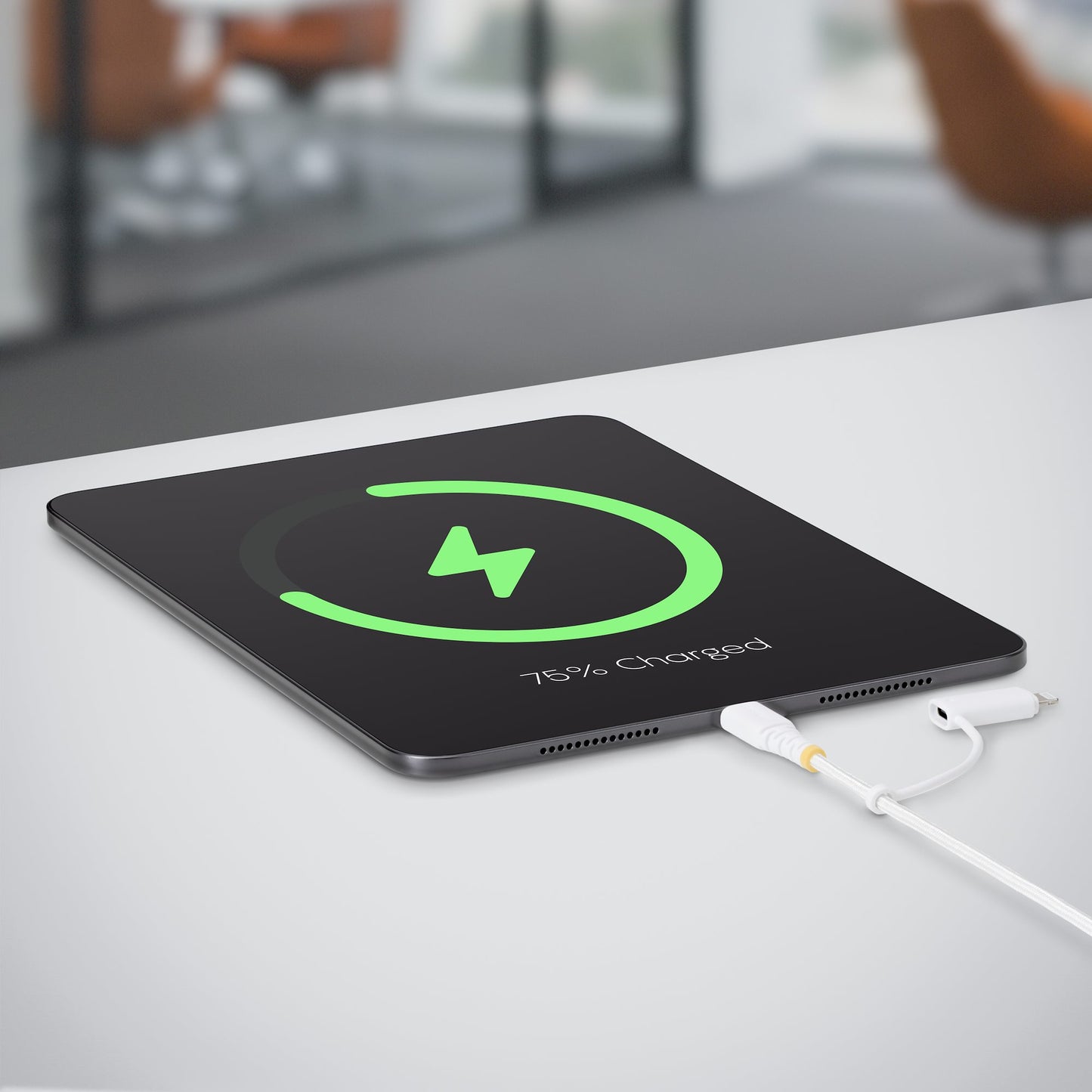 StarTech.com 1m (3ft) 2-in-1 Rugged USB-C Charging Cable with Lightning Adapter