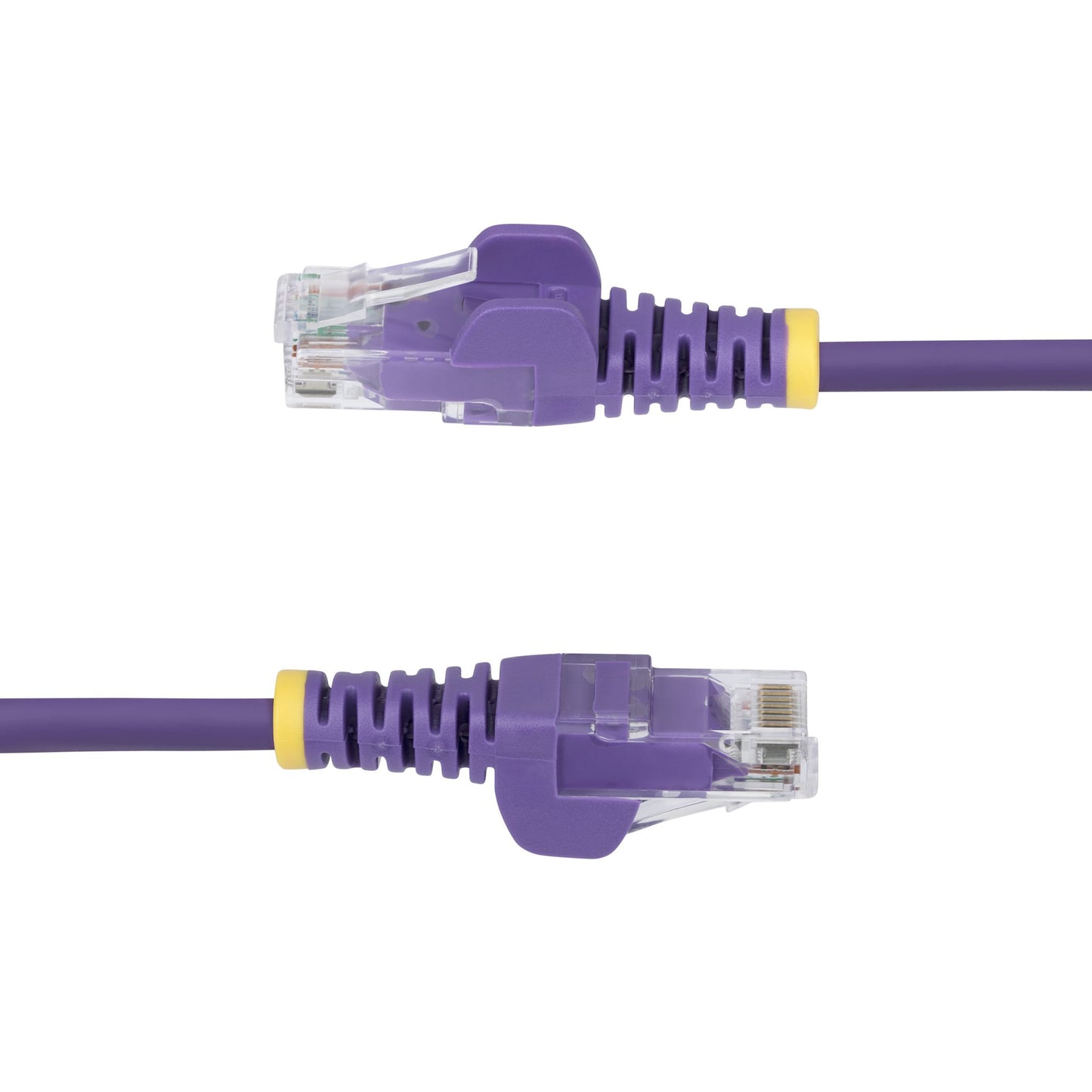 StarTech.com 15m Purple Slim CAT6 Ethernet Cable, Snagless, 100W PoE, UTP, LSZH