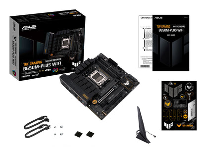 ASUS TUF GAMING B650M-PLUS WIFI AMD B650 Socket AM5 micro ATX Motherboard