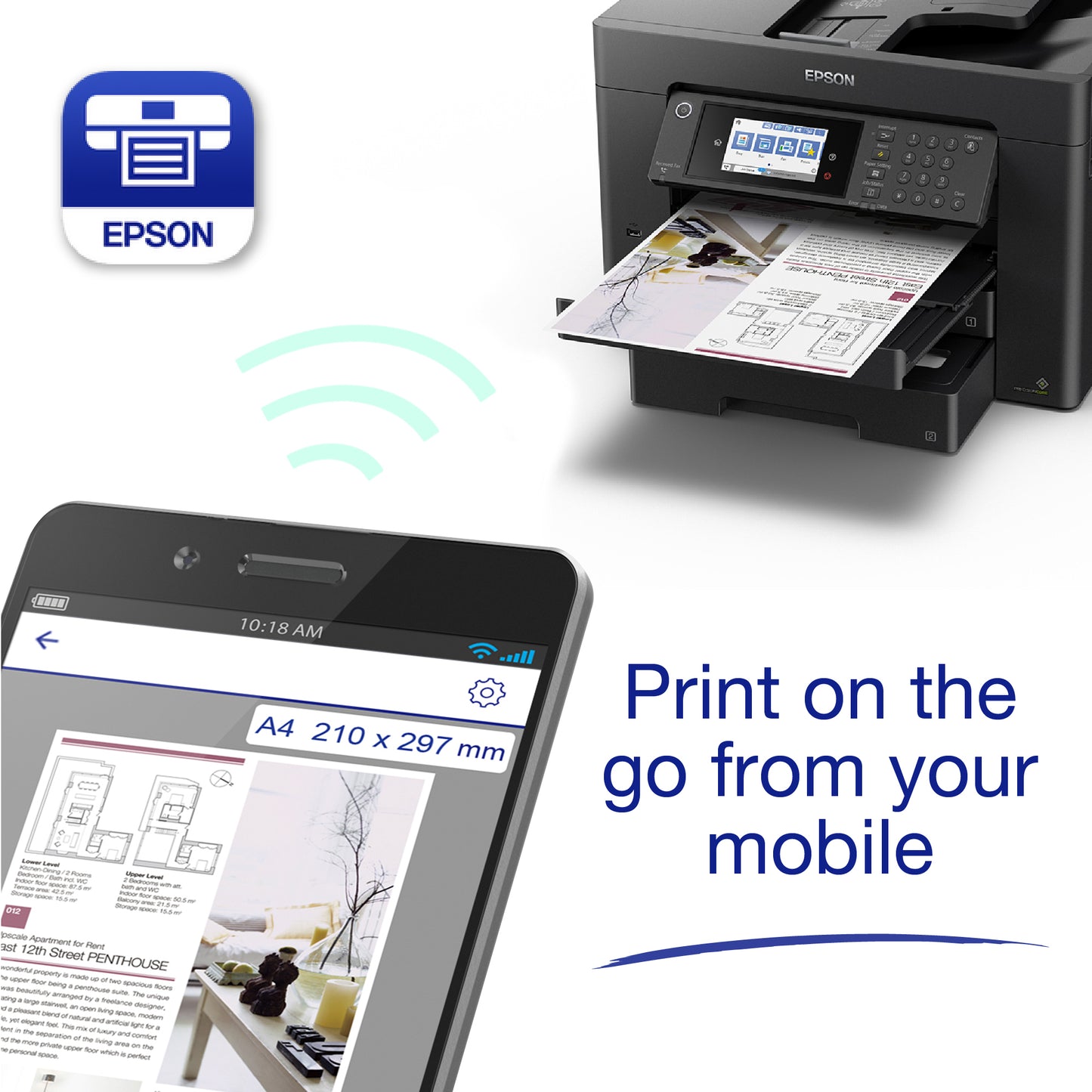 Epson WorkForce Pro WorkForce WF-7840DTWF Printer