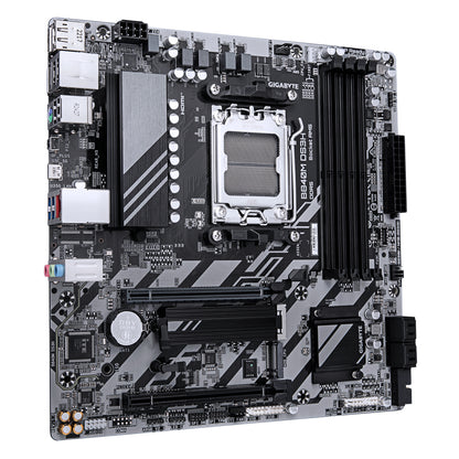 Gigabyte B840M DS3H Motherboard - AMD Ryzen 9000 CPUs, 8+2+2 Phases VRM, up to