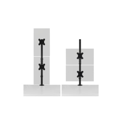 Kensington Vertical Stacking Dual Monitor Arm Mount