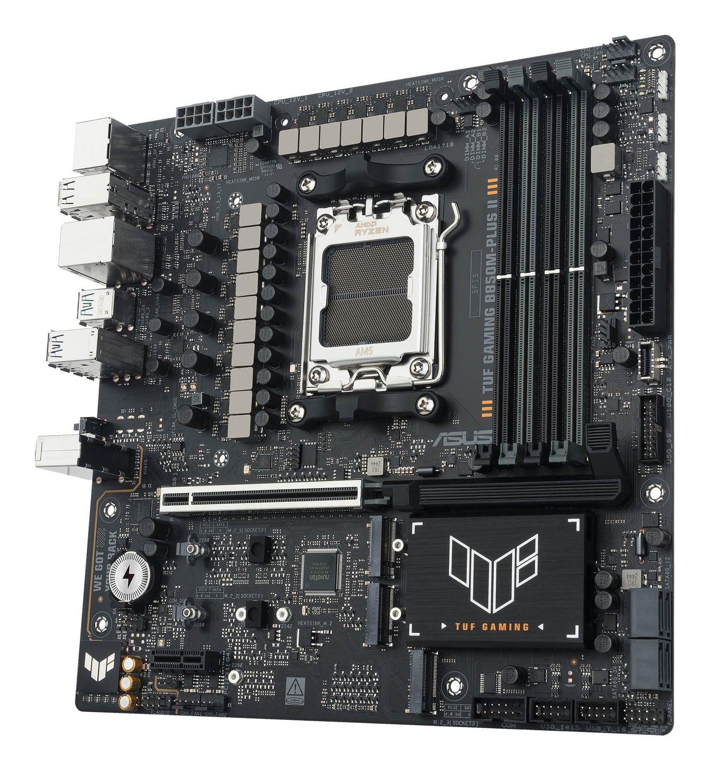 ASUS TUF GAMING B850M-PLUS II AMD B850 Socket AM5 micro ATX Motherboard