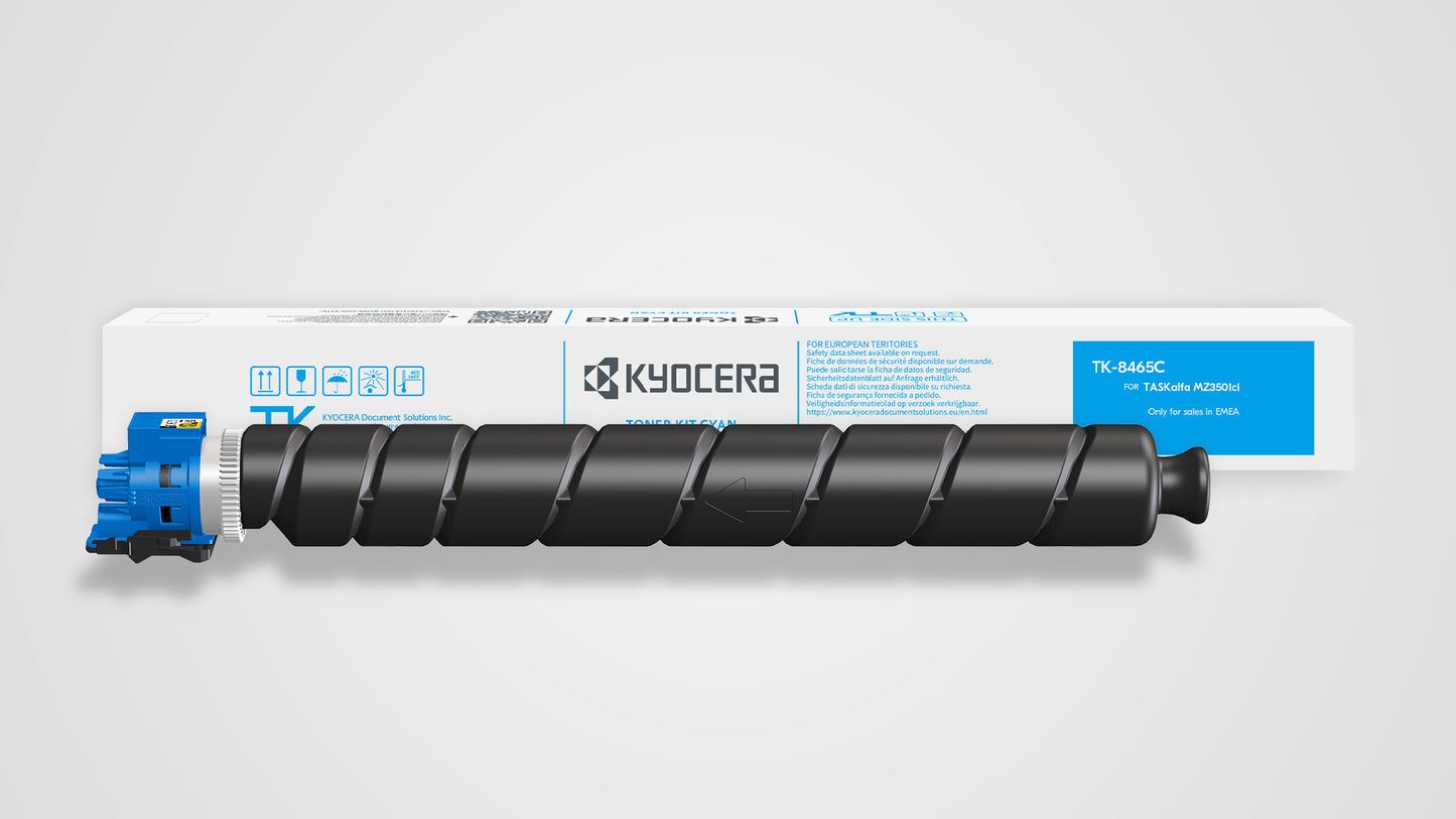 KYOCERA 1T0C2LCNL0/TK-8465C Cyan Toner Cartridge (20K pages, KM TASKalfa MZ 3501)