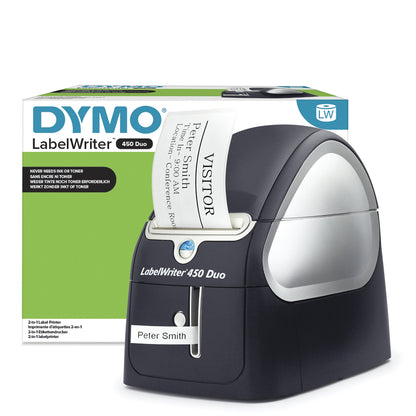 DYMO LabelWriter 450 Duo Label Maker | Direct Thermal Label Printer | Fast Printing