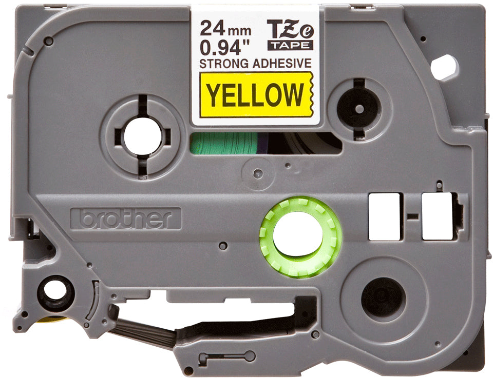 Brother TZE-S651 DirectLabel black on yellow extra strong Laminat 24mm x 8m for Labels
