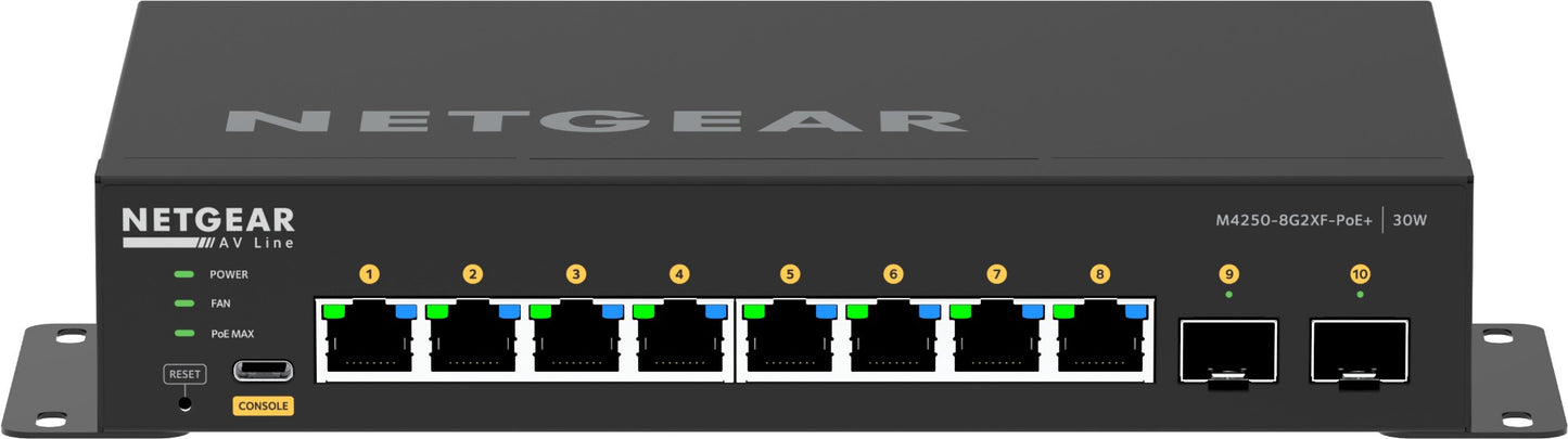 Netgear 8x1G PoE+ 220W and 2xSFP+ Switch
