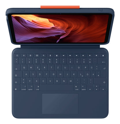 Logitech Rugged Touch QWERTZ Wired Keyboard & Mouse Combo