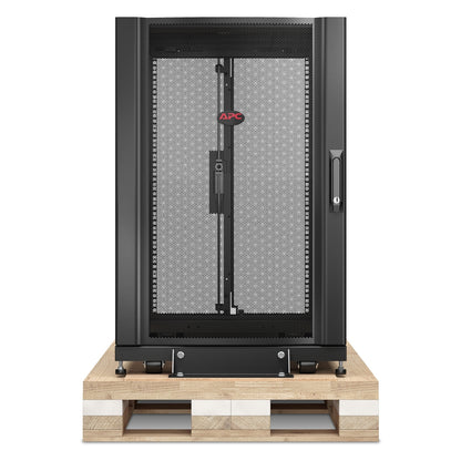 APC NetShelter SX, Server Rack Enclosure, 18U, Shock Packaging, Black, 925H x 600W x