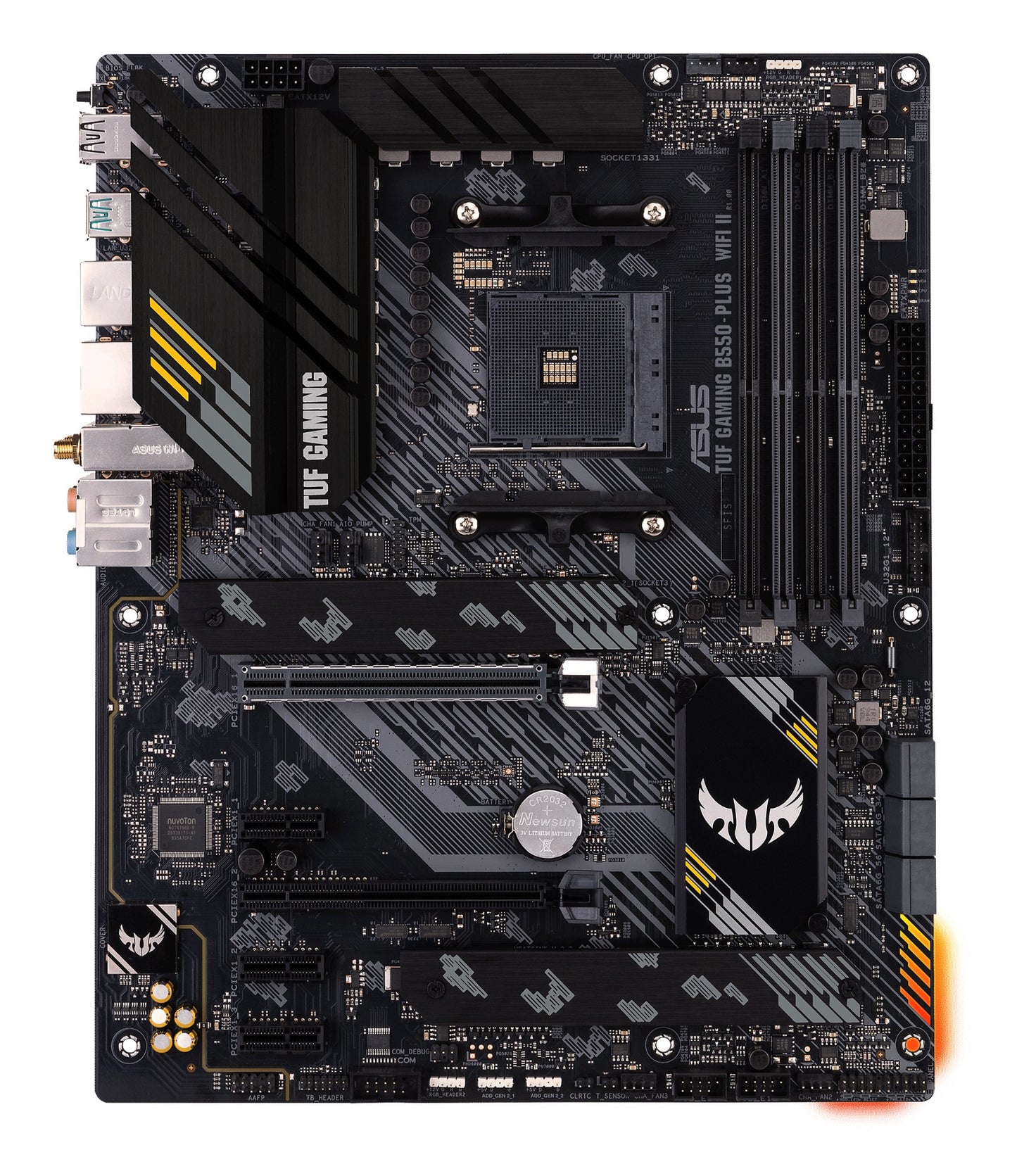 ASUS TUF GAMING B550-PLUS WIFI II AMD B550 Socket AM4 ATX Motherboard