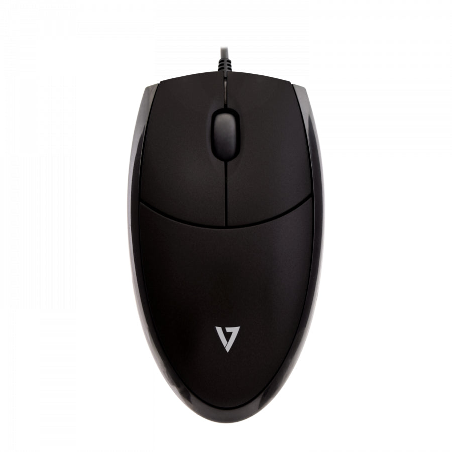 V7 MV3000010 Wired Mouse (Black)