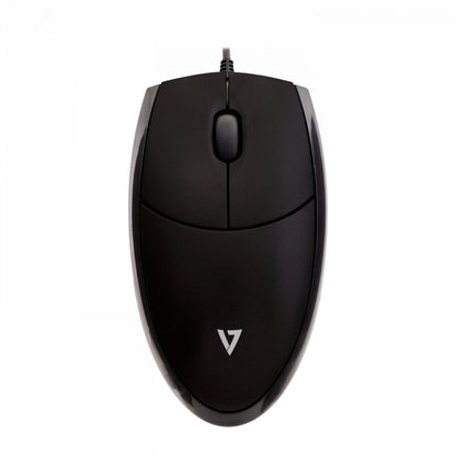 V7 MV3000010 Wired Mouse (Black)