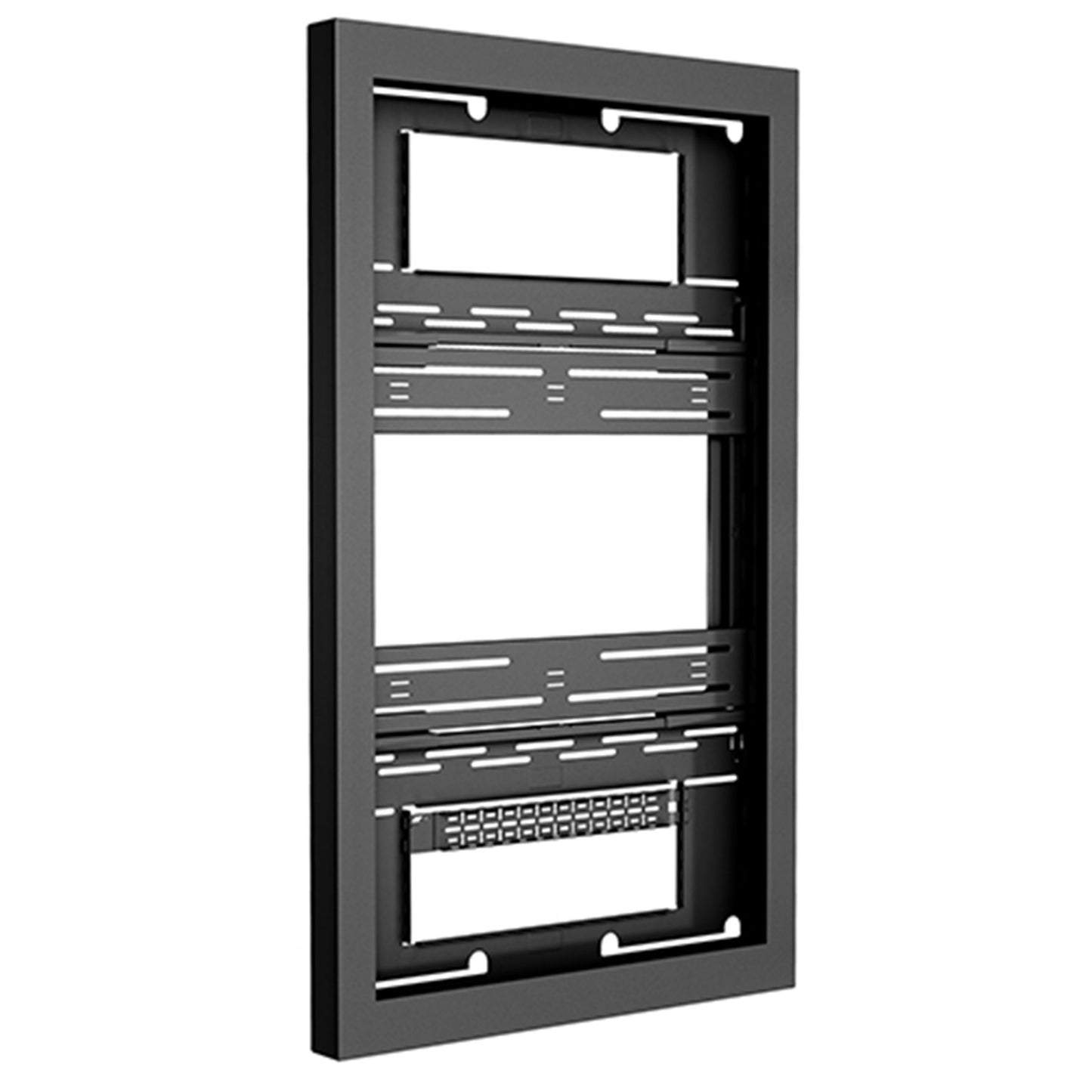 Chief ImpactTM On-Wall Kiosk - Portrait 43 Inch Black Mount