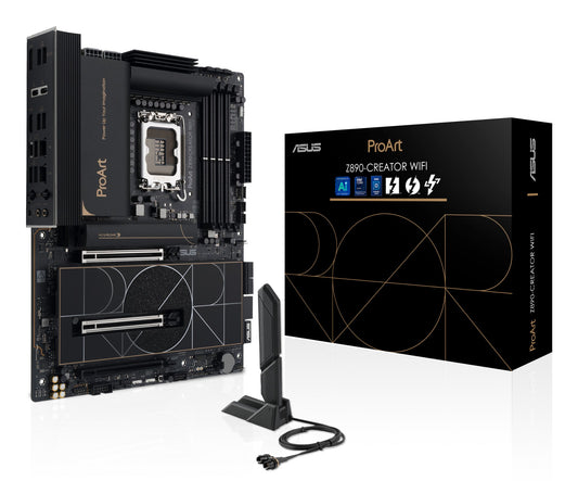 ASUS PROART Z890-CREATOR WIFI Intel Z890 LGA 1851 (Socket V1) ATX Motherboard