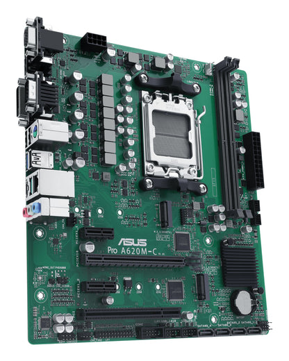 ASUS PRO A620M-C-CSM AMD A620 Socket AM5 micro ATX Motherboard